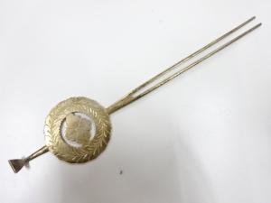 アンティーク　彫金　透かし　簪